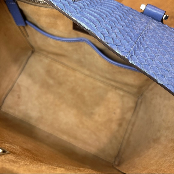 Michael Kors Collection Miranda Tote in cornflower tote - genuine snakeskin - Picture 12 of 16